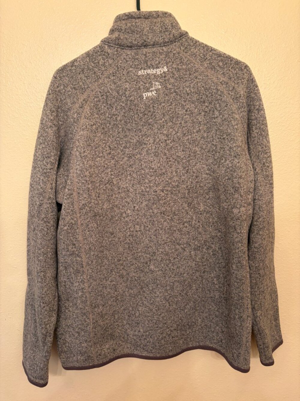 Patagonia Men's Better Sweater Full-Zip Fleece Jacket in Gray, Size Large - Picture 3 of 5